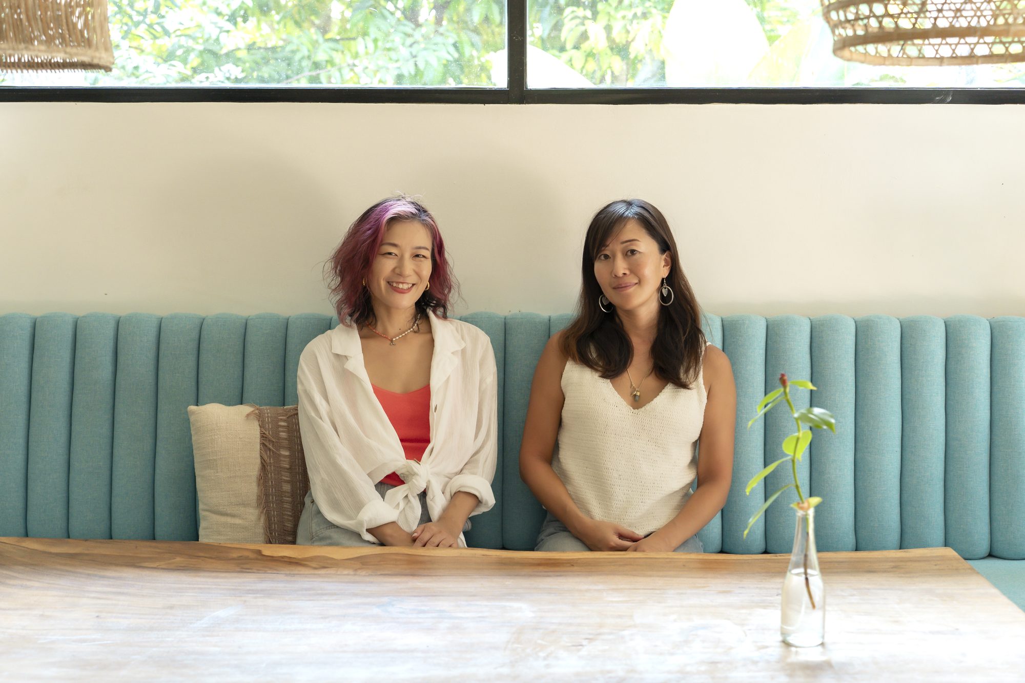 花井志穂と笠井麻梨子